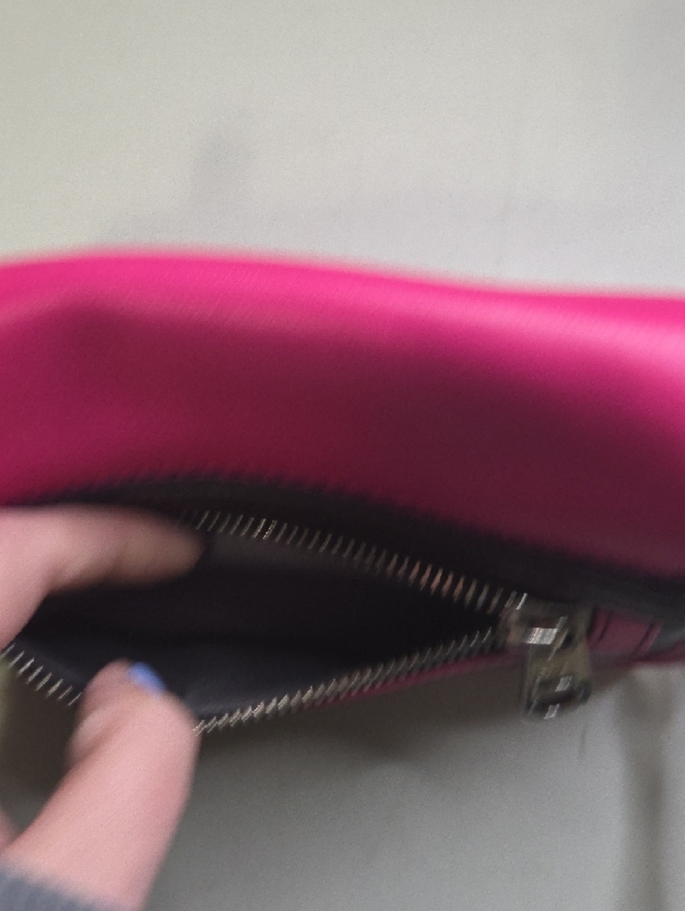 Coach Legacy Colorblock Pink and Navy Leather Crossbody - Picture 8 of 8